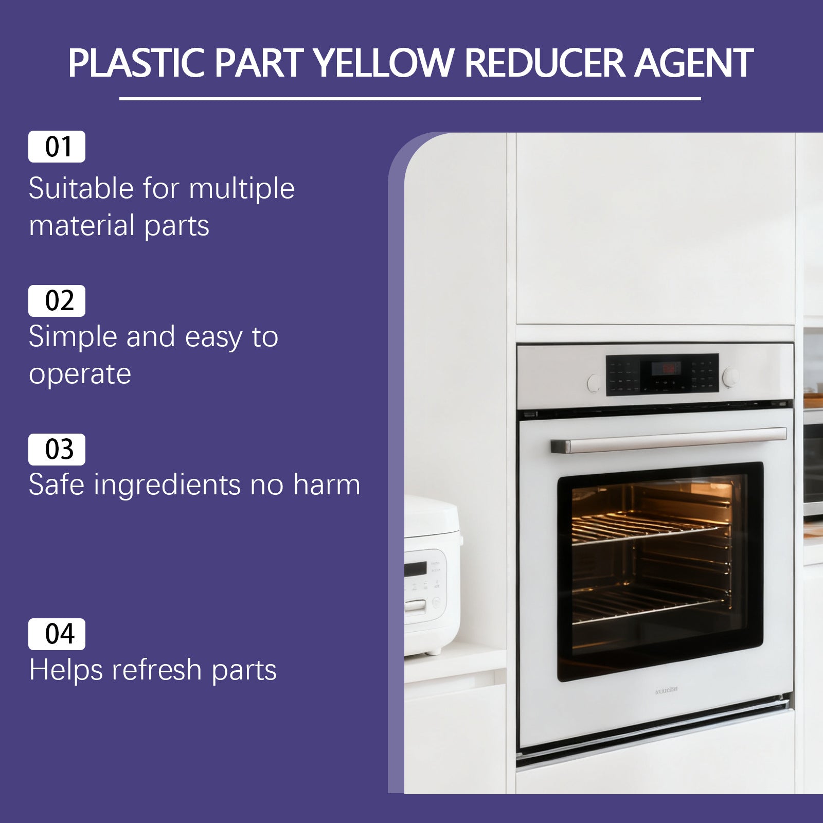 Daily Deep-cleaning Plastic Component Yellowing Reducer