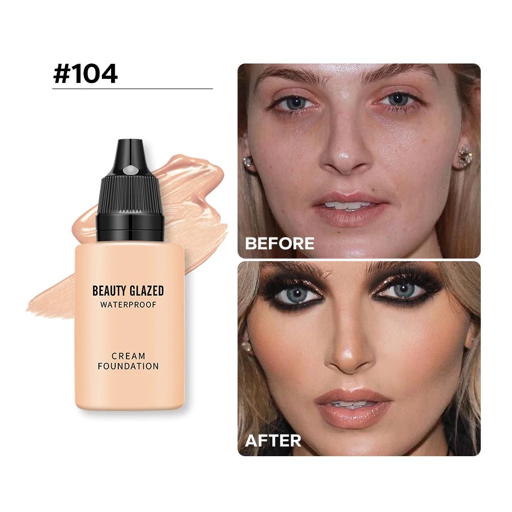 9-color Waterproof Concealer Foundation Make-up Series