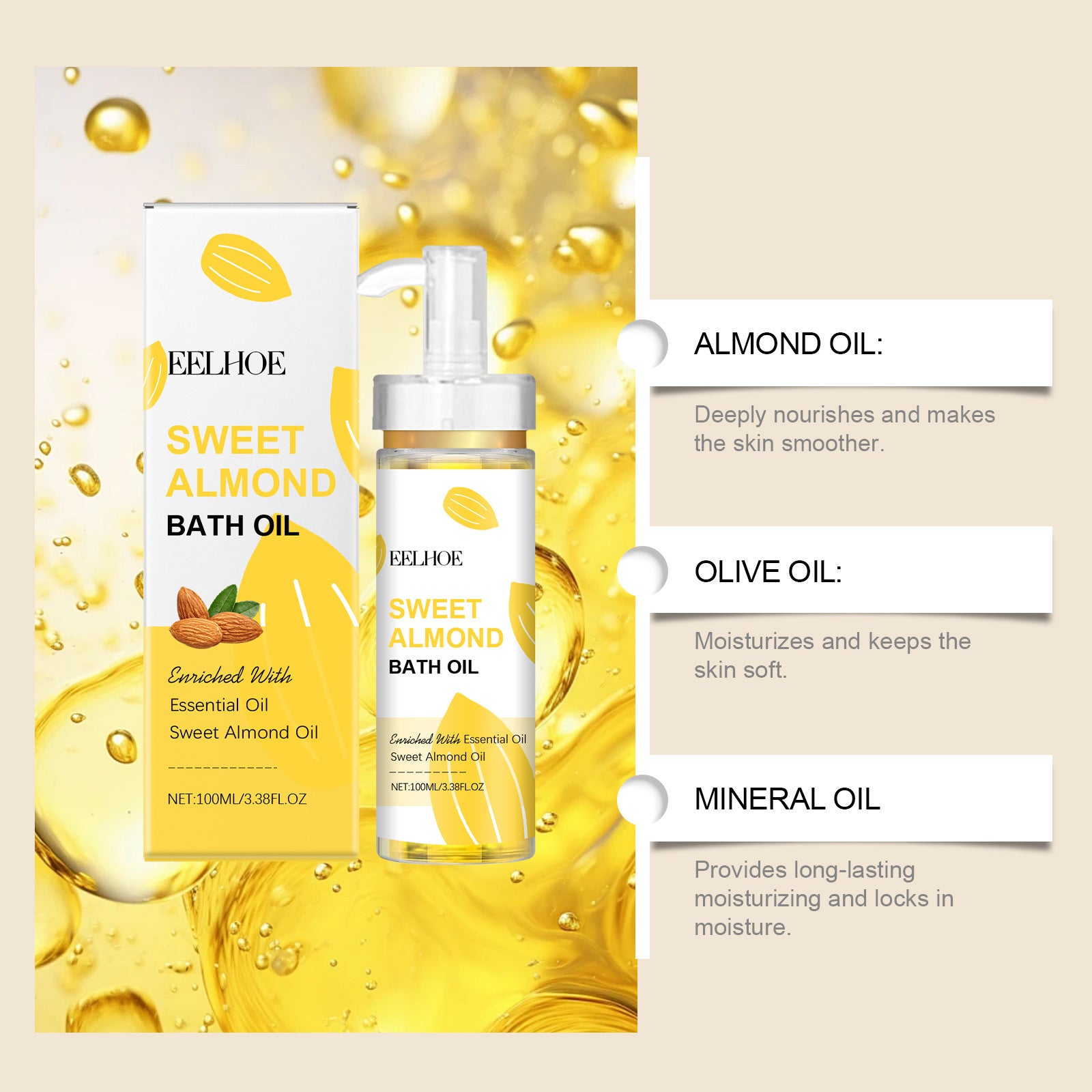 Daily Massage Oil For Skin Care
