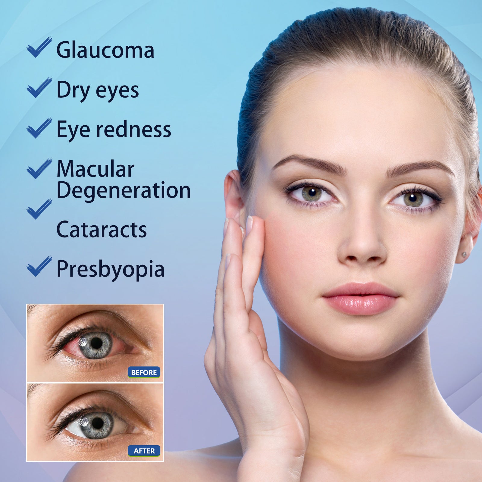Daily Mild Eye Fatigue Relief Care Solution