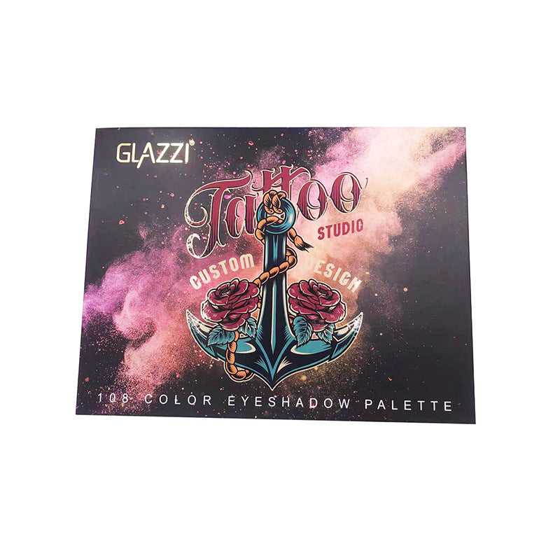 108 color eye shadow plate waterproof Make-up artist