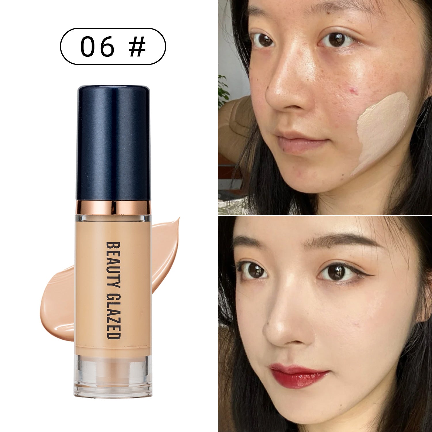 6 Colors Half Cover Make-up Primer Not Stuck